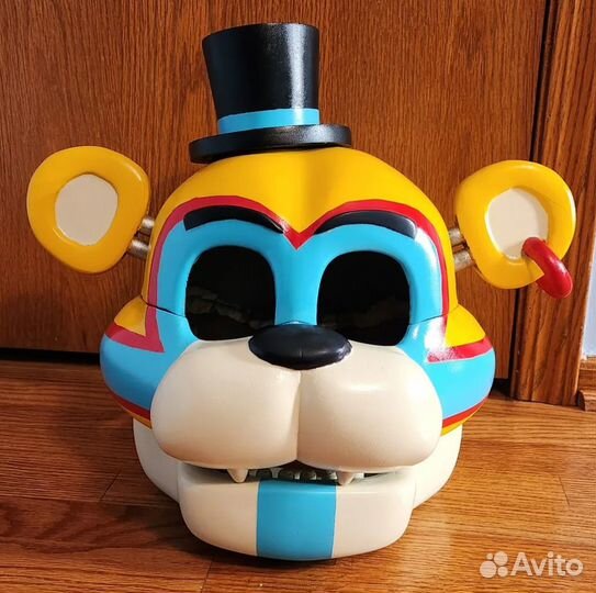 Маска фнаф Фредди Гламрок Glamrock Freddy