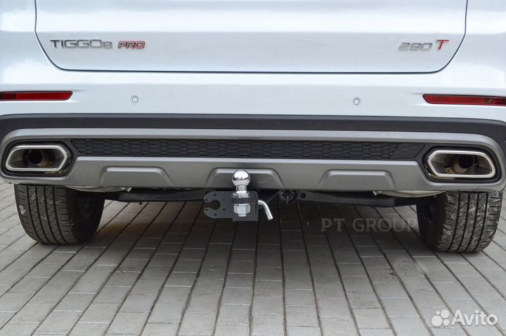 Фаркоп для Тигго 8 Про, американский квадрат