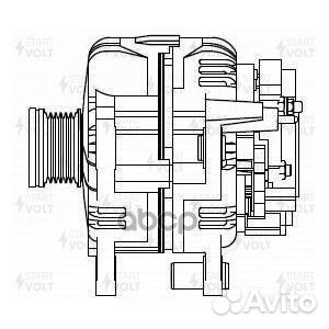 Генератор 140A VAG Tiguan (07) /Passat (07) /Ye