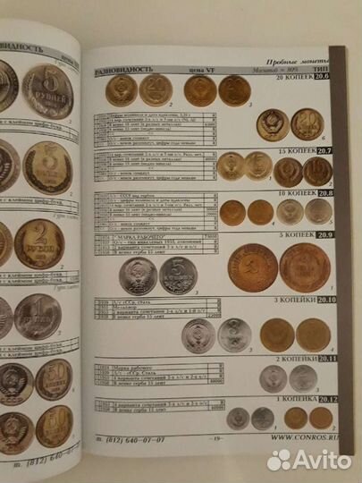 Каталог монет РСФСР, СССР и России 1921-2014 годов