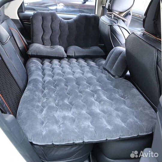 Надувной матрас в машину со спинкой