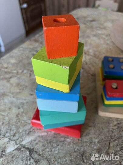 Развивающие деревянные игрушки