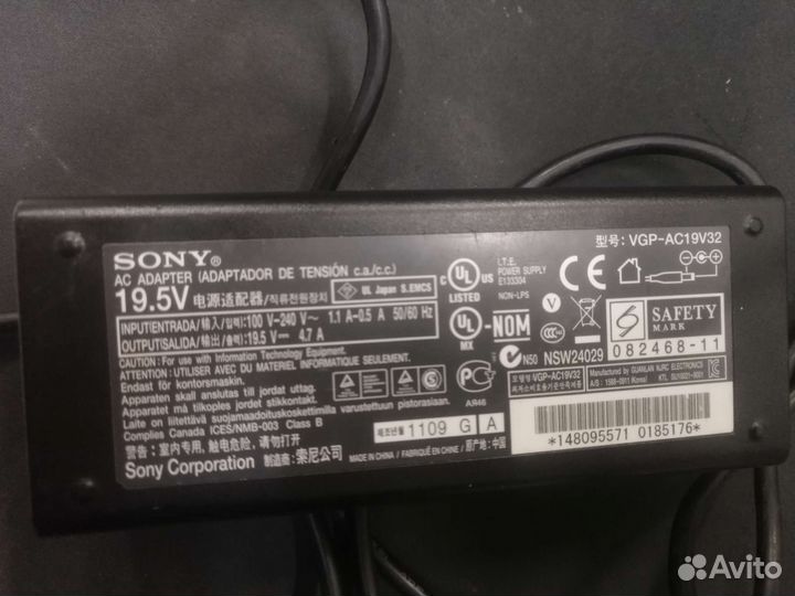 Блок питания Sony VGP-AC19V32