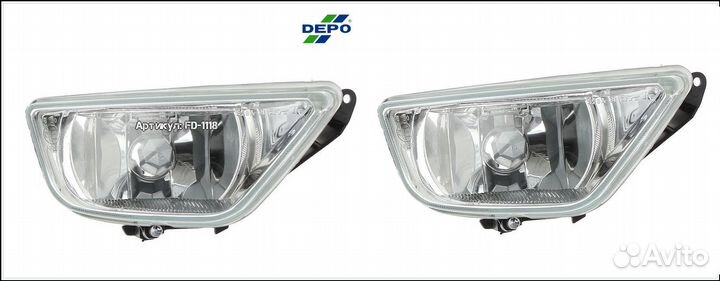 Фокус туманка правая