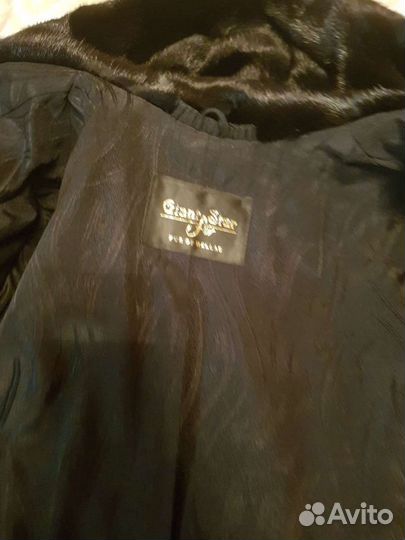 Шуба норковая с капюшоном 42-44