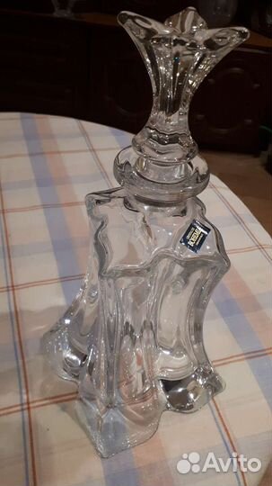 Графин новый хрустальный богемия 28 см