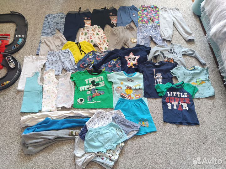 Вещи пакетом на 2 года