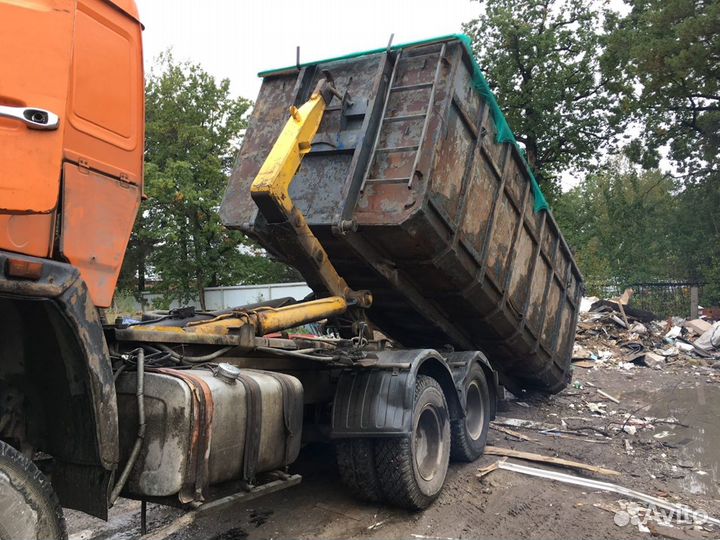 Вывоз мусора, аренда контейнера лодка, снос дома