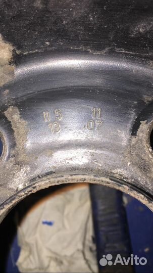 Диски стальные r15 и колпаки на KIA