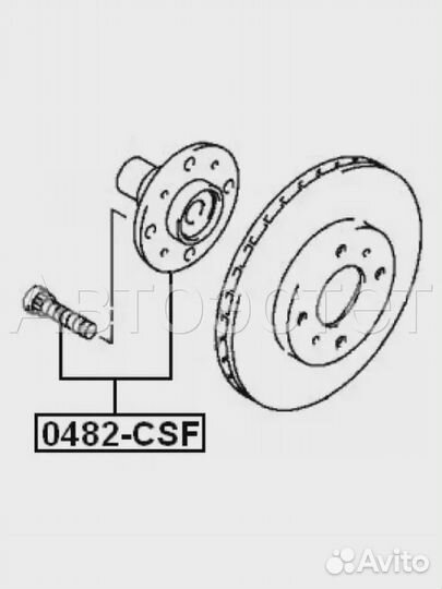 Ступица 0482-CSF