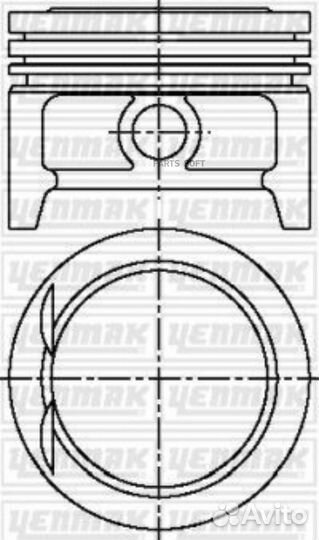 Yenmak 31-03808-100 Поршень двс