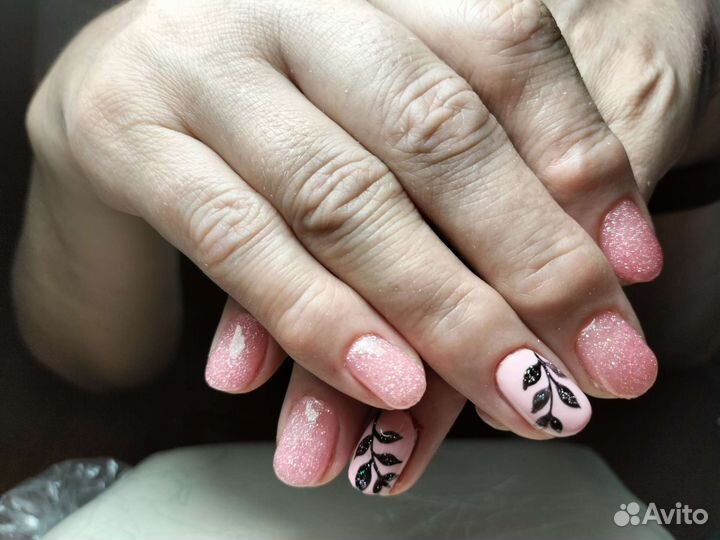 Гель-лак, маникюр, наращивание