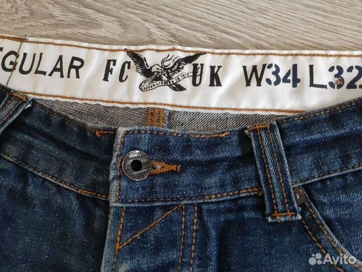 Джинсы мужские Fcuk оригинал W34/L32