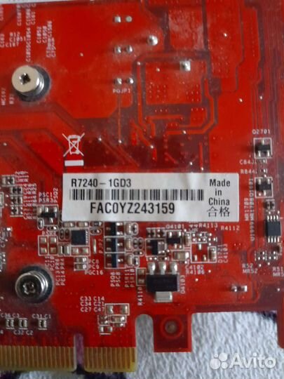 Видеокарта r7 240 1gb