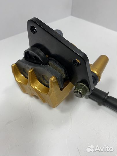 Тормоз передний гидравлический для мопеда