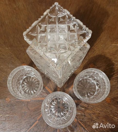 Штоф для виски Bohemia