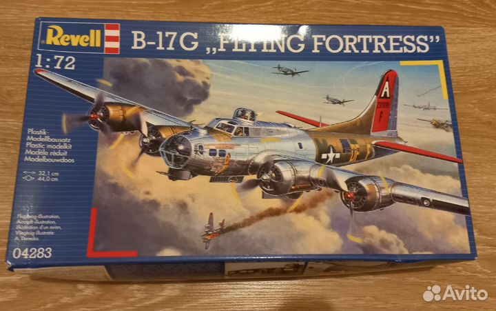Модель самолета 1:72 revell 04283 B-17G