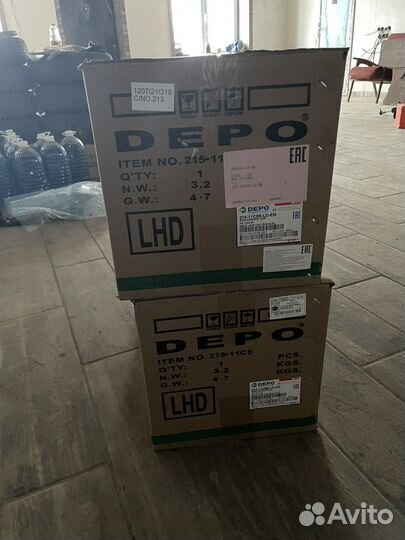 Фара правая Nissan Tiida Depo 21511c5rldem