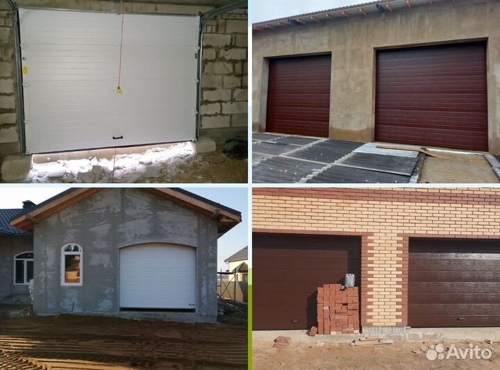 Гаражные подъемные ворота секционные