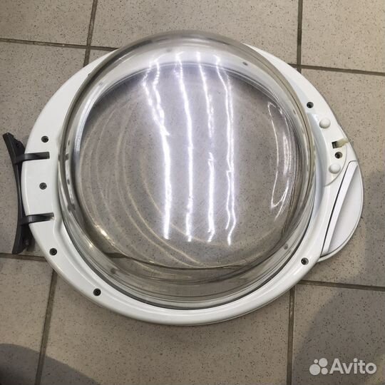 Люк стиральной машины в сборе с завесой