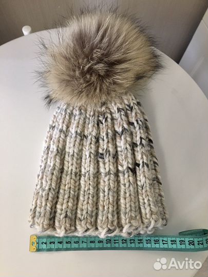 Новый вязанный комплект шапка снуд