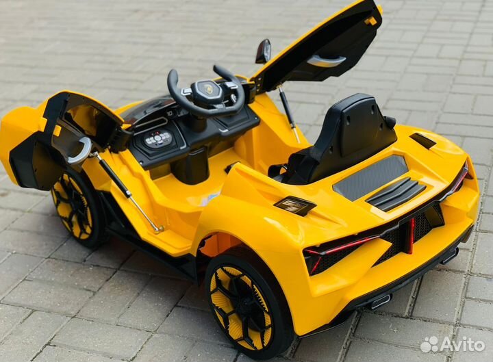 Электромобиль Lamborghini NEL-603 золотой 4WD