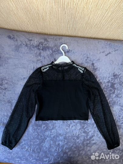Стильная нарядная блузка для девочки 140-146р