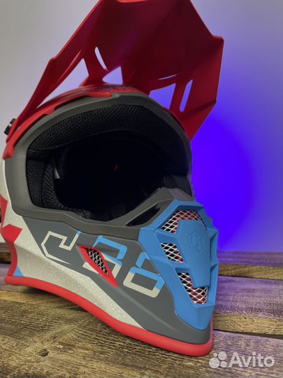 Кроссовый шлем just1 J38 Red