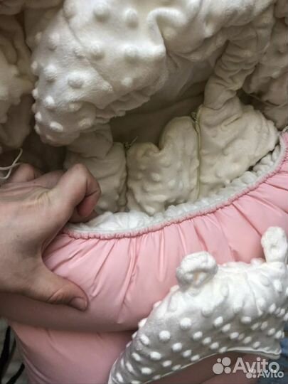 Комплект на выписку для девочки зима