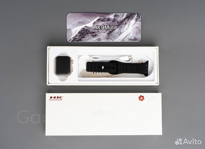 Часы apple watch 9 41 мм + 2 ремешка в комплекте