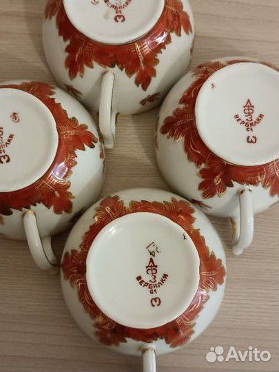 Чайный сервиз Вербилки дфз 50 гг