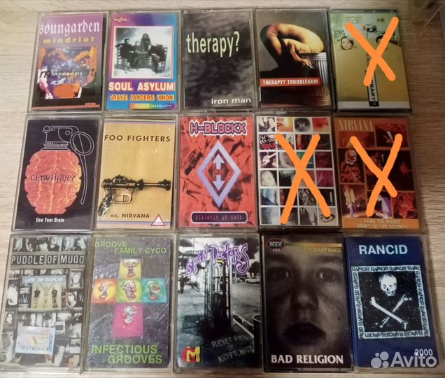 Rock music. Кассеты