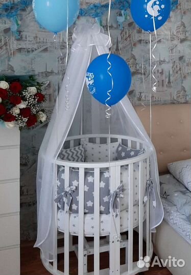 Детская кроватка трансформер 7 в 1