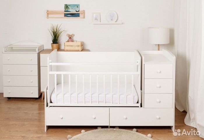 Детская Кровать трансформер с маятником