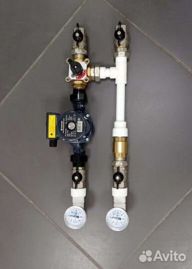 Смесительный узел на тёплый пол