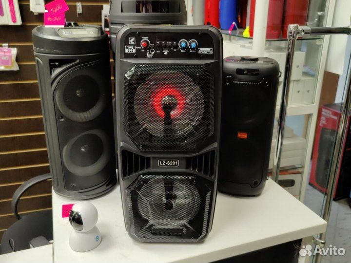 Большая портативная колонка LZ громкая