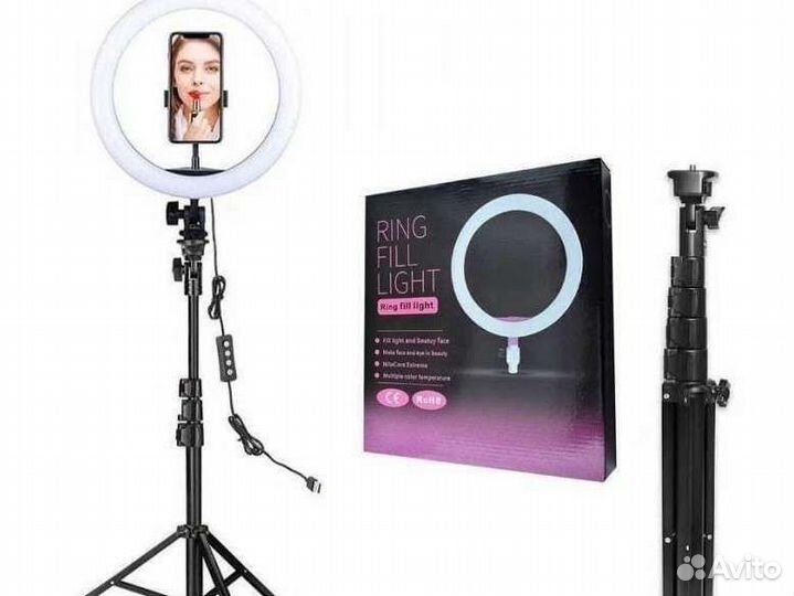 Кольцевая Лампа 26см + Штатив