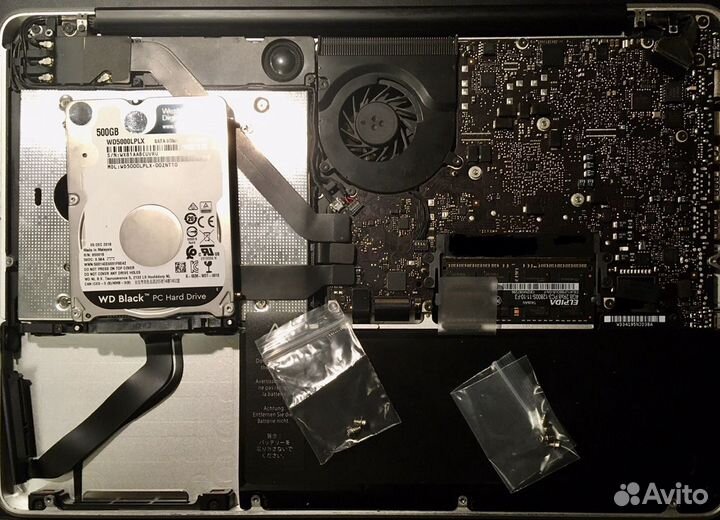 Болтики HDD macbook