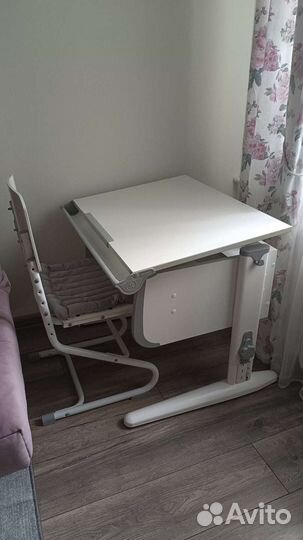Стол-трансформер со стулом