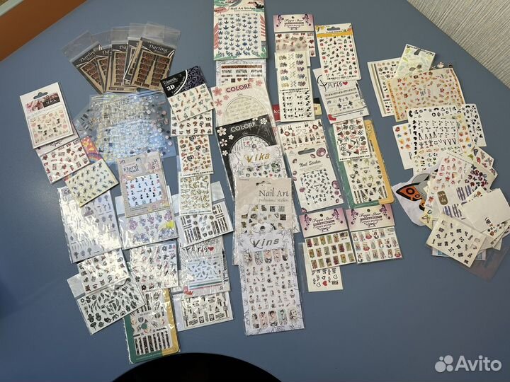 Наклейки, слайдеры и др для дизайна маникюра