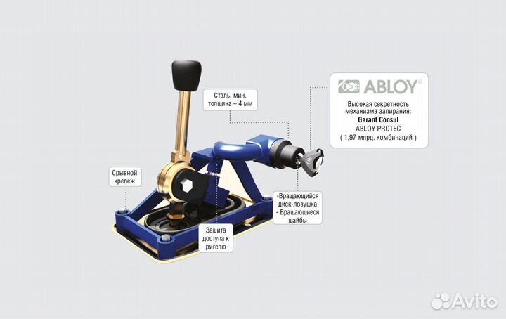 Гарант Консул 01004.R на audi A3 c 2008 по 2013 г