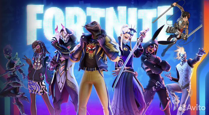 Fortnite «Отряд fortnite» Crew Battle Pass+1000вб