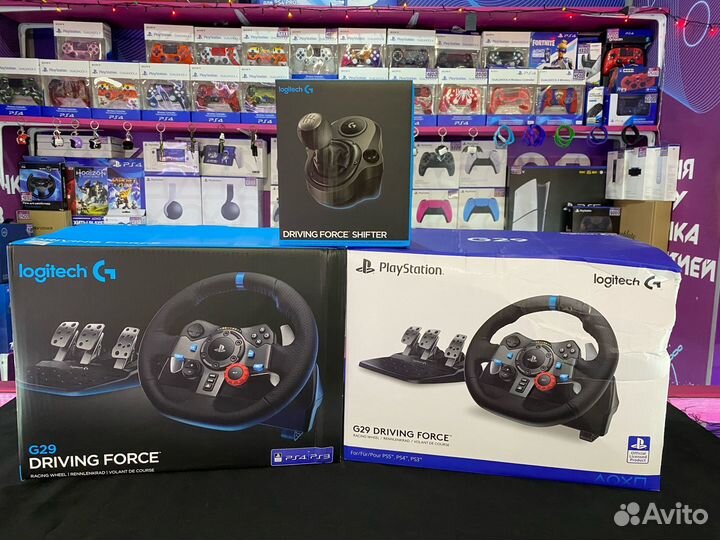 Игровой руль Logitech G29 Driver Force PS3/PS4/PS5