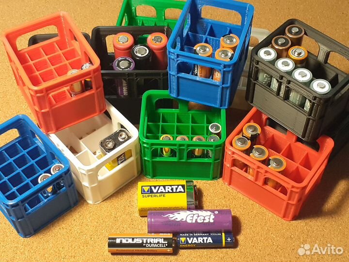 Для батареек - коробка контейнер кейс бокс ящик