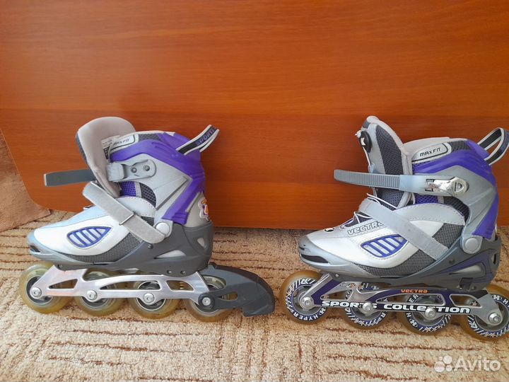 Коньки Ролики р. 37-40 раздвижные