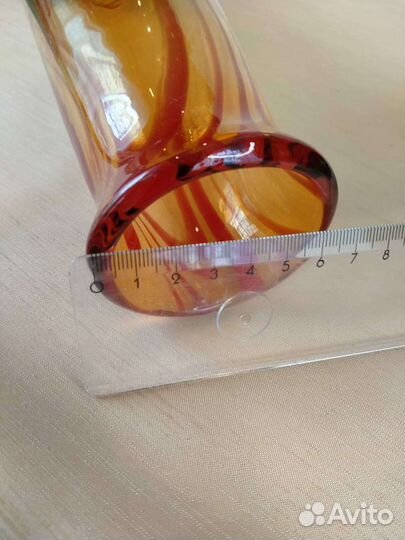 Ваза цветное стекло