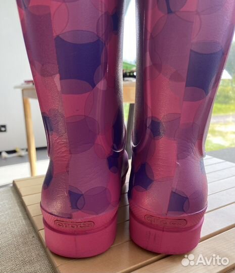 Crocs сапоги j4/w6