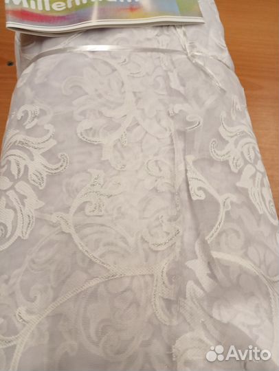 Ткань для штор органза Декор с блёстками