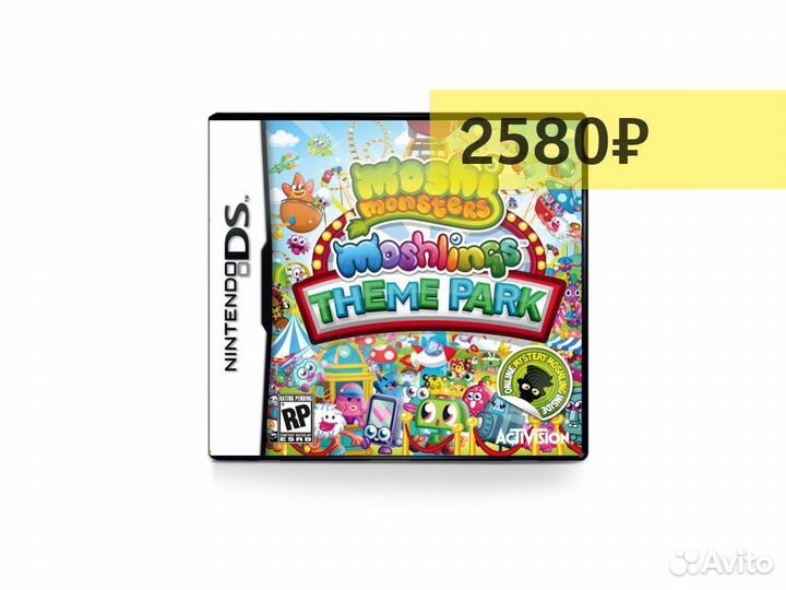 Moshi Monsters Moshlings Theme Park, б/у, английск