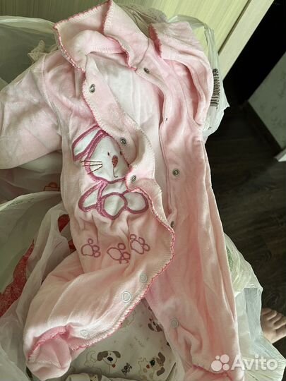 Детские вещи пакетом для девочек от 0до 6 мес